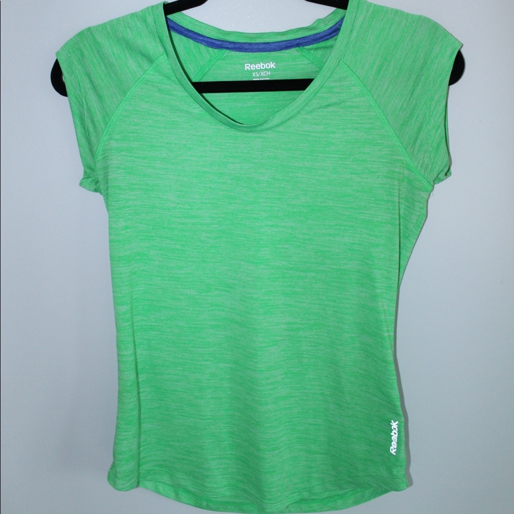 Green Reebok athletic T